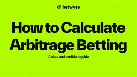 arbitrage betting formula excel.